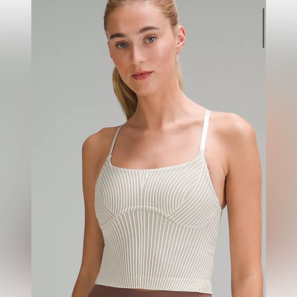 Lululemon Strappy Seamless Yoga Shelf Tank Top